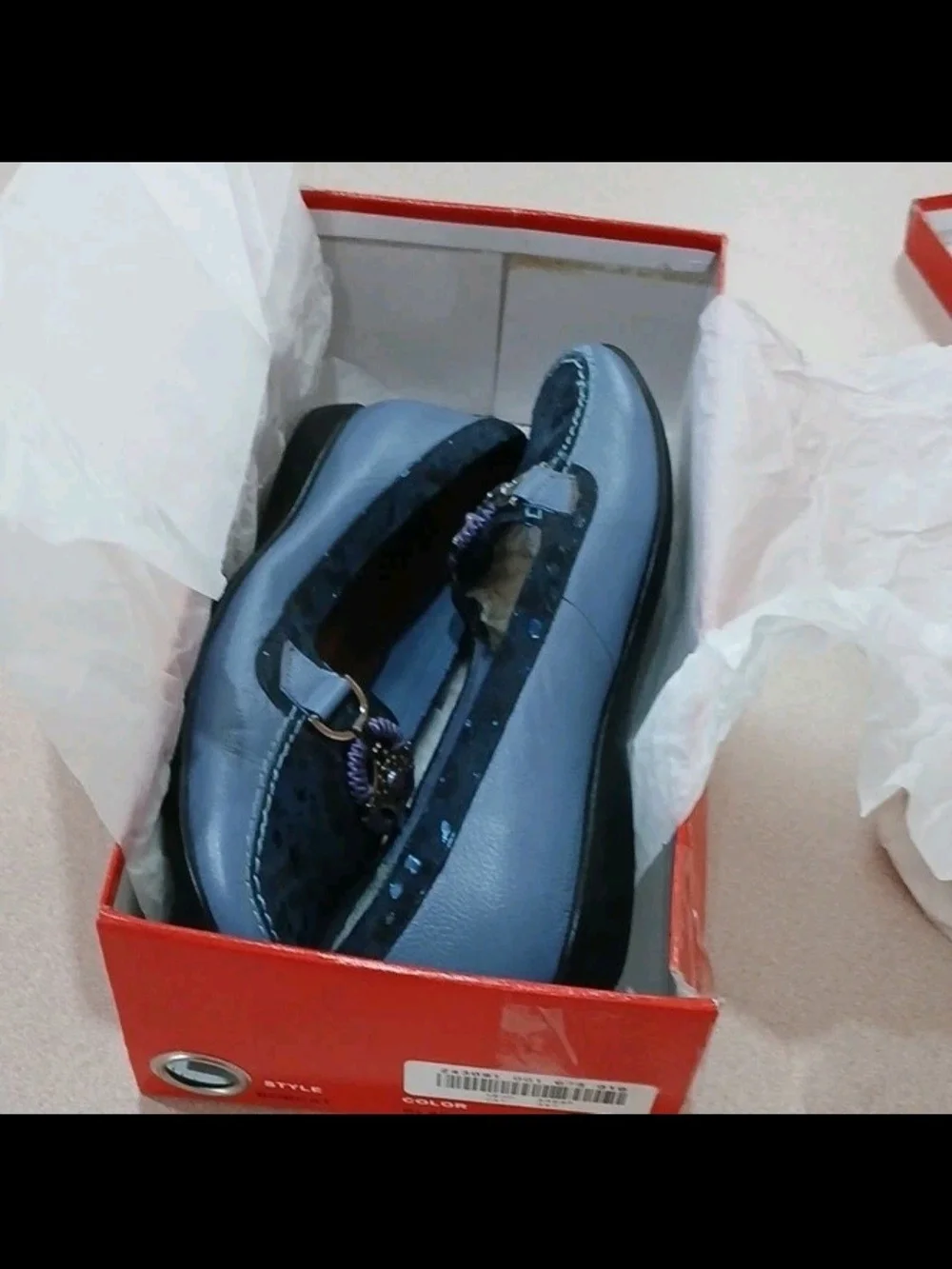 Bellini Blue Women's Slip-On Loafer with Decorative Hardware